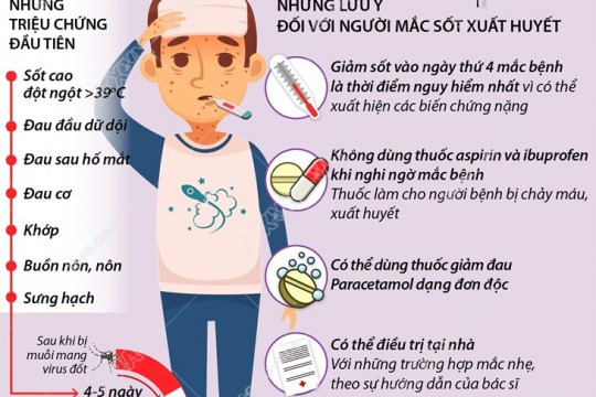 Cách chăm sóc trẻ sốt xuất huyết tại nhà