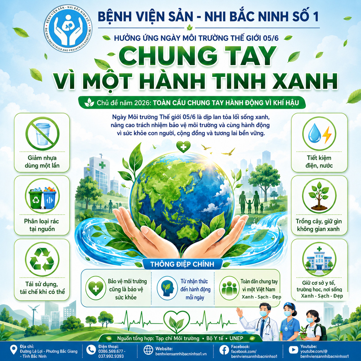 Hưởng ứng Ngày Môi trường Thế giới 05/6